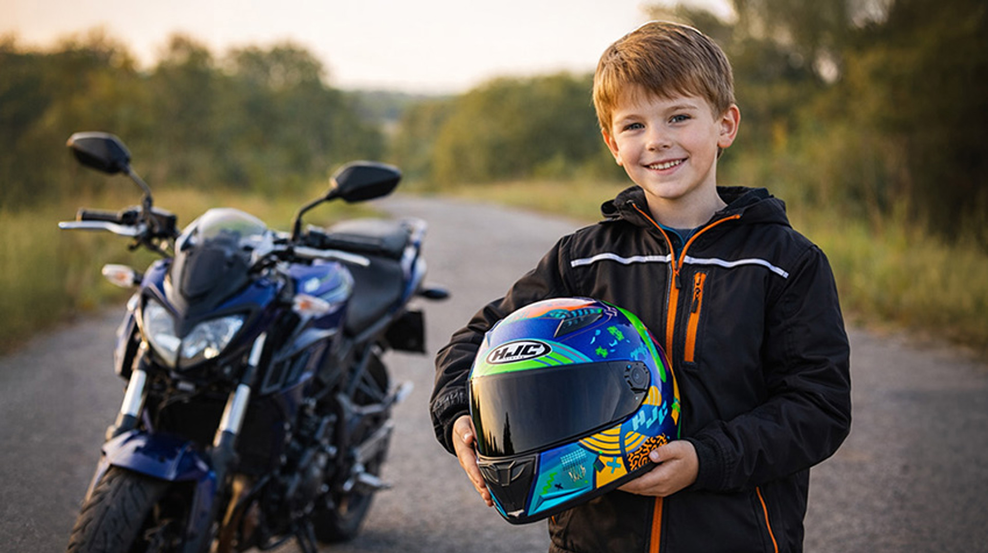HJC Y10 Børne Hjelm4