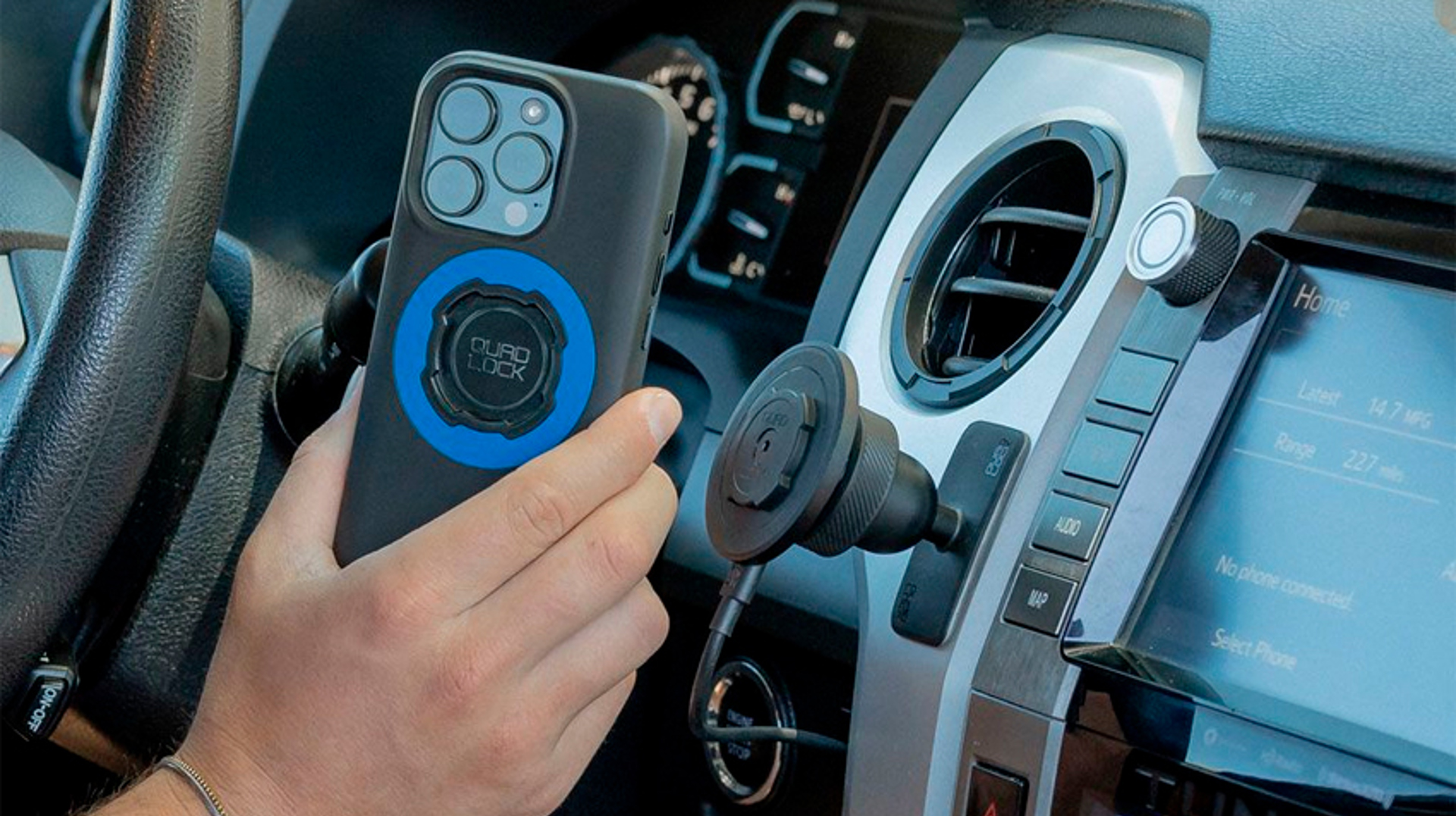 Quad Lock Car Adhesive Dash Console Mount