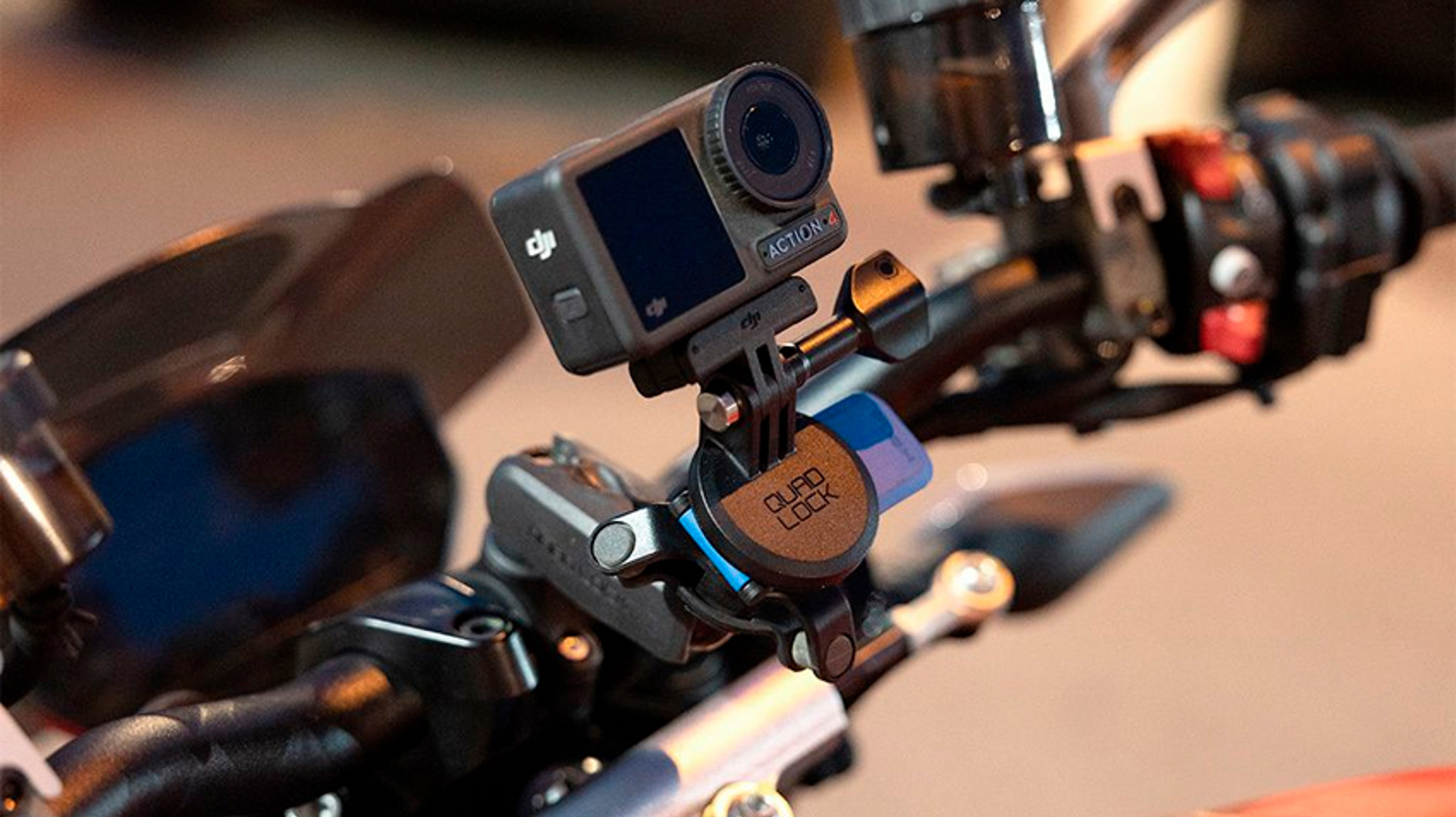 Quad Lock To Action Camera Adaptor