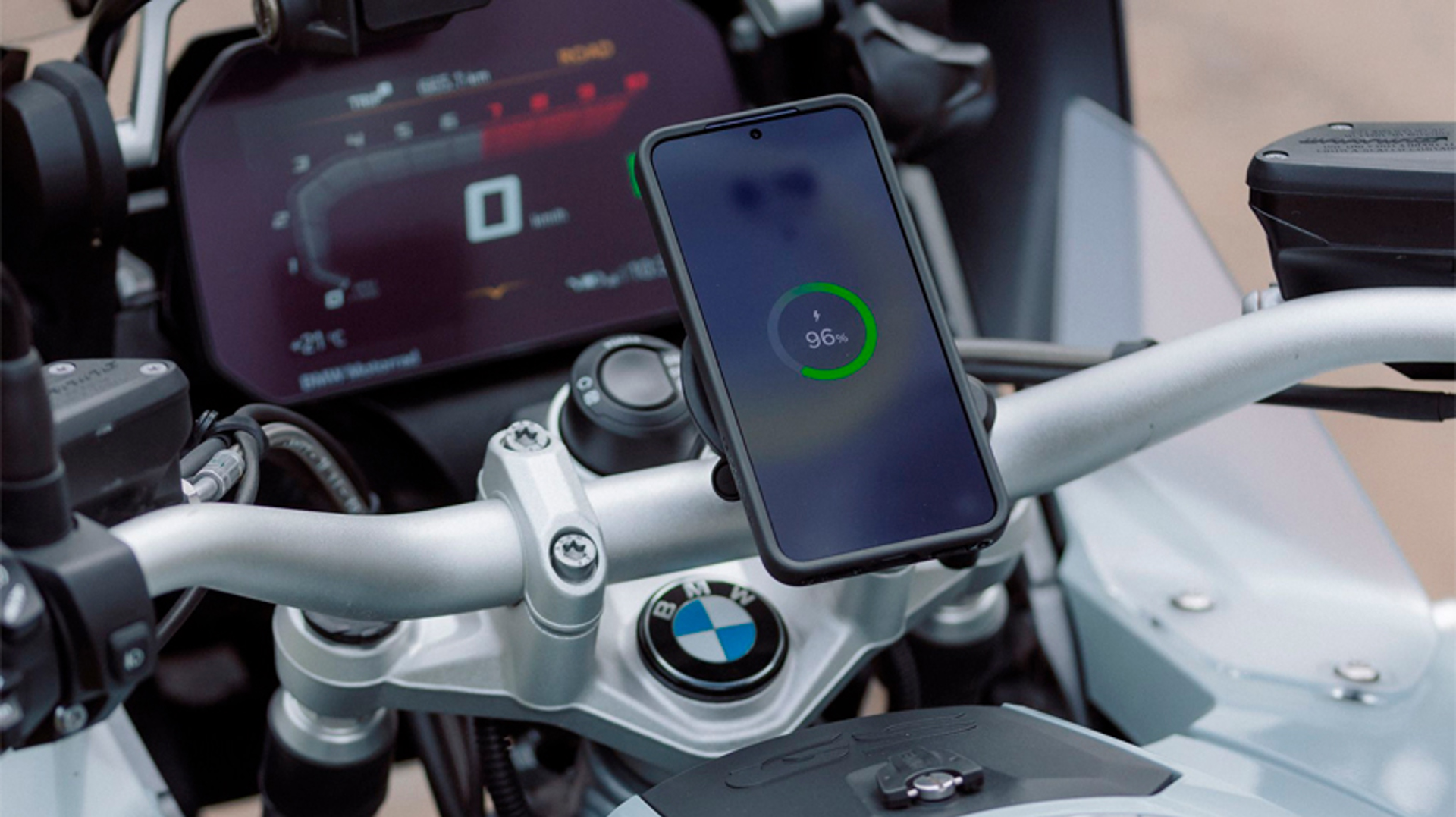 Quad Lock Motorcycle Wireless Charging Heads
