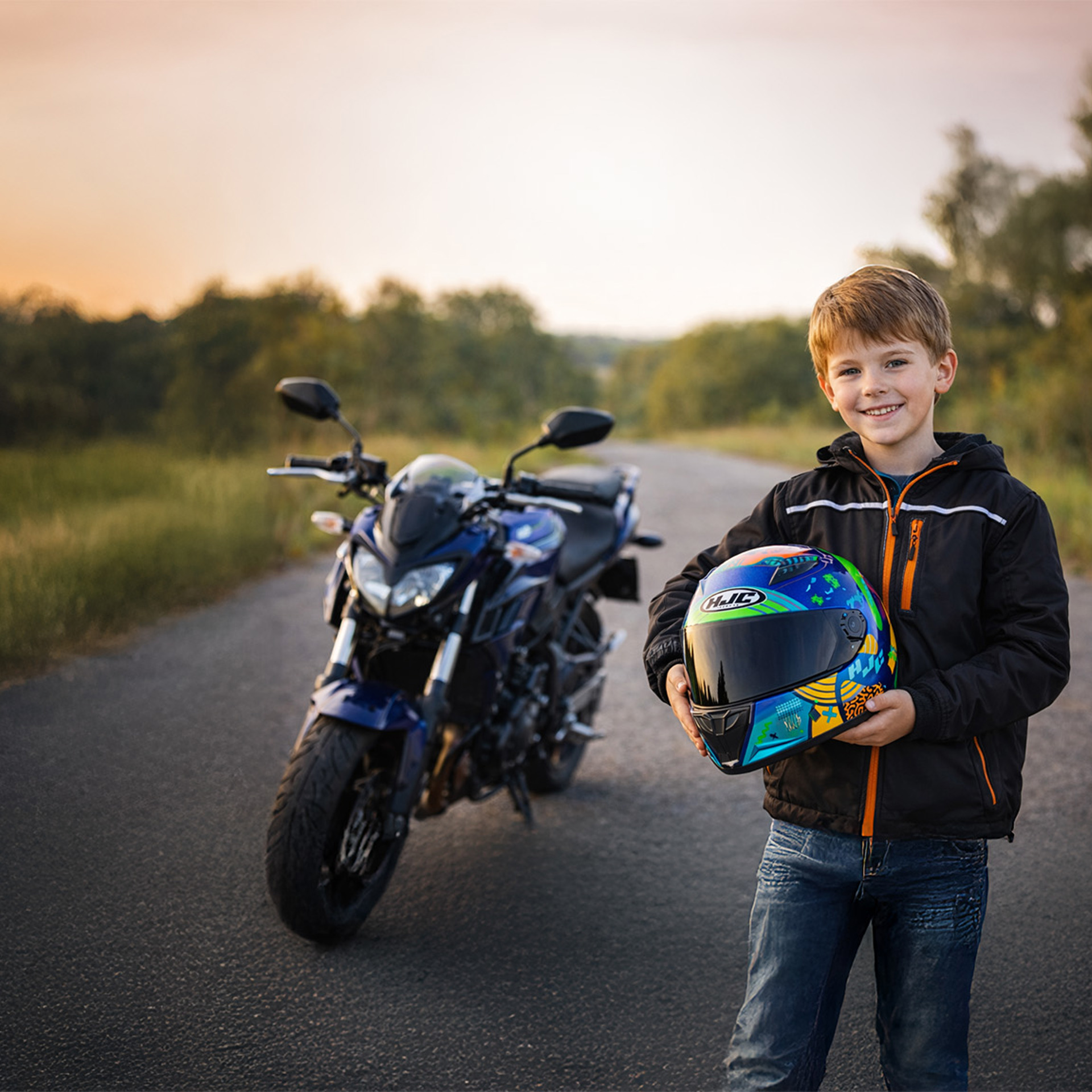 HJC Y10 Børne Hjelm (2)